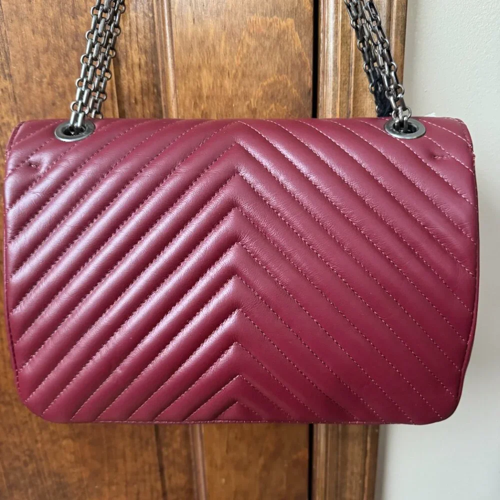 NWT Chiara Ferretti Ruby Leather Shoulder/Crossbody Bag - Picture 7 of 14